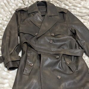 BlankNYC
Trench faux brown / olive leather